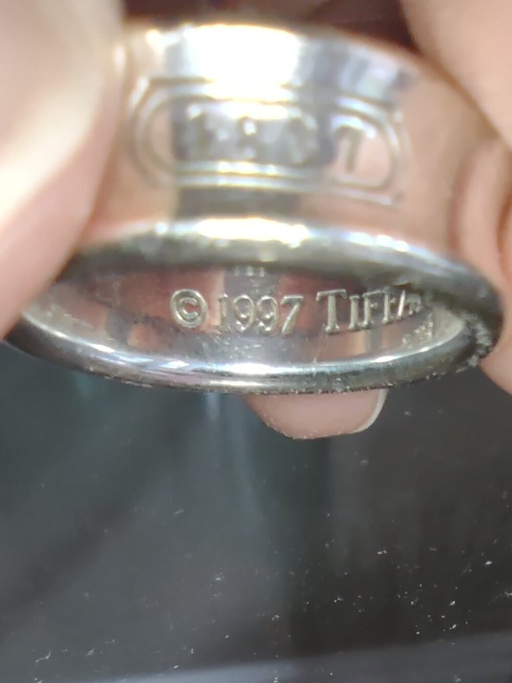 Tiffany & Co. Tiffany 1837 Ring in Silver, Size 5 - Picture 2 of 10